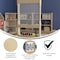 Flash Furniture Bright Beginnings Commercial Double Sided Wooden Free-Standing STEAM Easel, Storage Tray, Acrylic Paint Window - Holds Two Accessory Panels, Natural MK-ME03669-GG - alternate 8